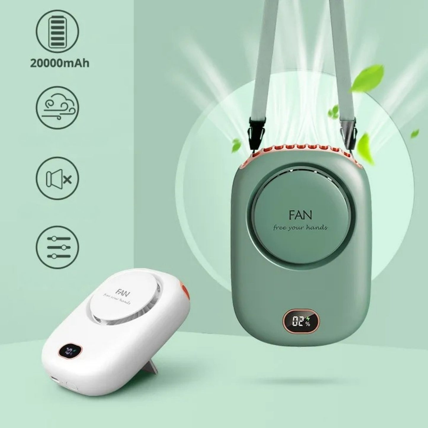 Ventilador Recargable Portátil